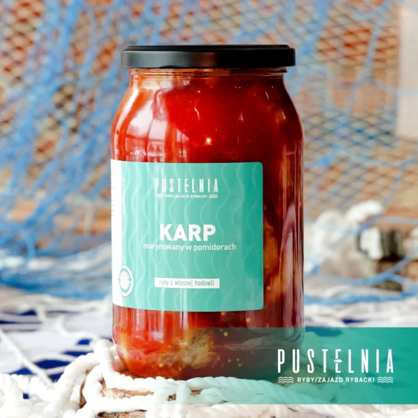 karp marynowany w pomidorach Pustelnia
