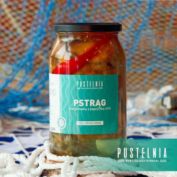 pstrag marynowany z papryczką chili Pustelnia