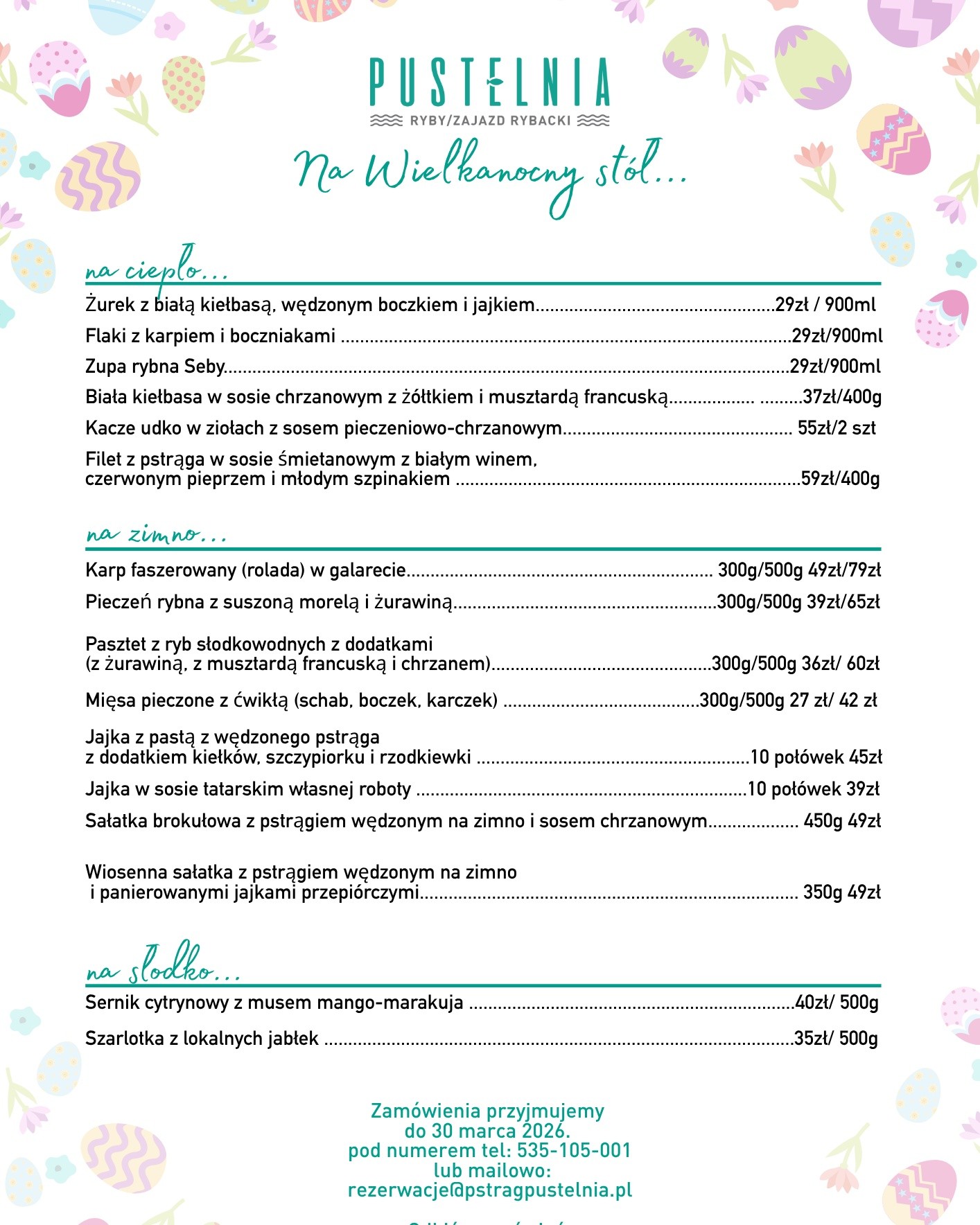 oferta świąteczna wielkanoc 2026