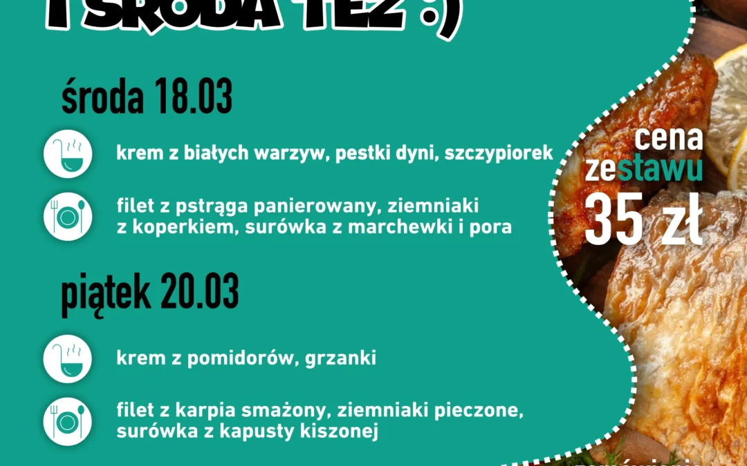 Menu na dowóz w tym tygodniu
