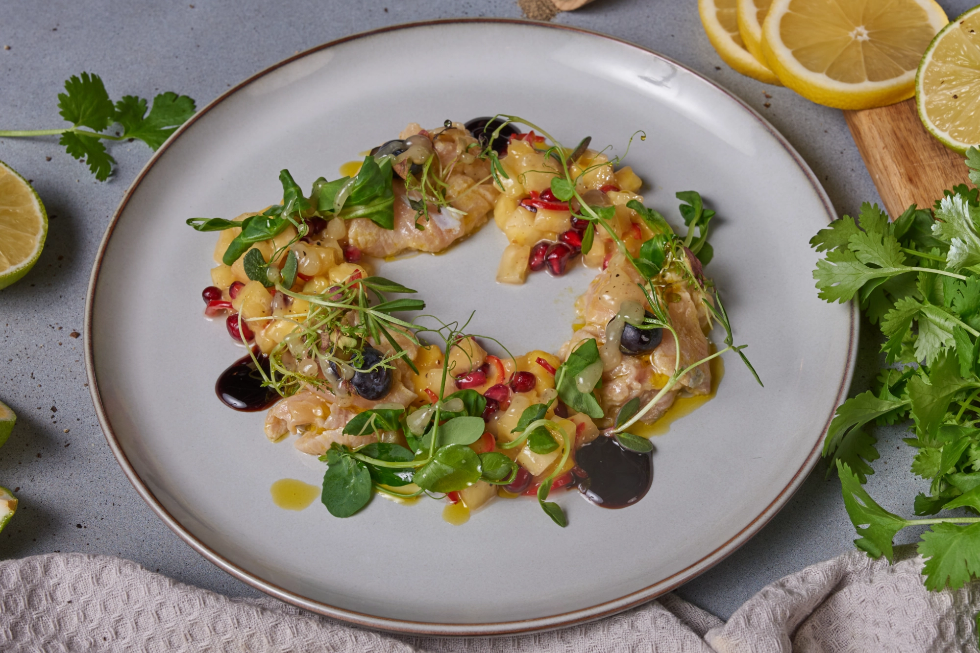 ceviche z pstrąga