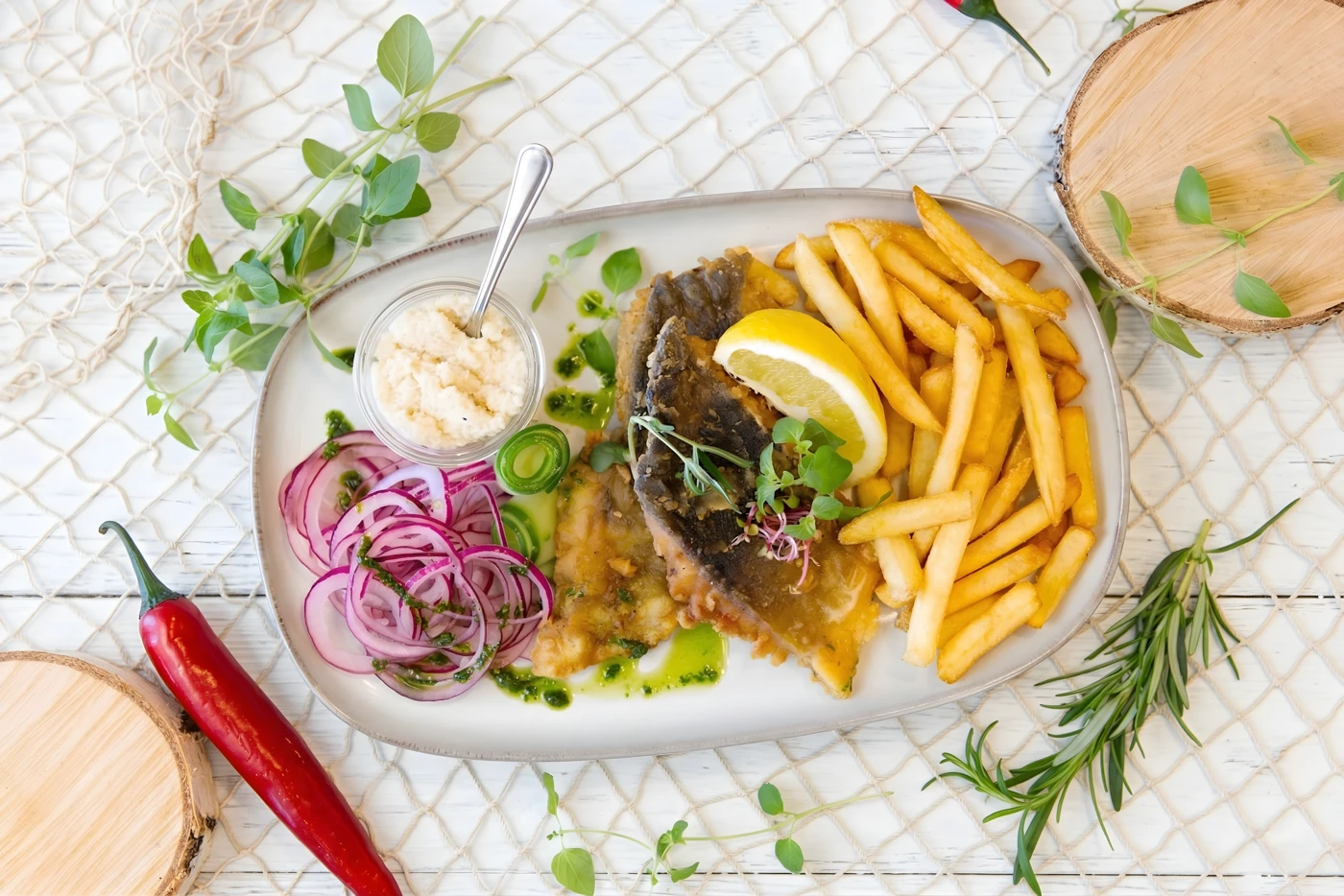 karp filet smażony