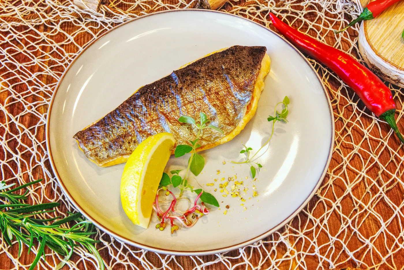 PSTRĄG FILET PIECZONY