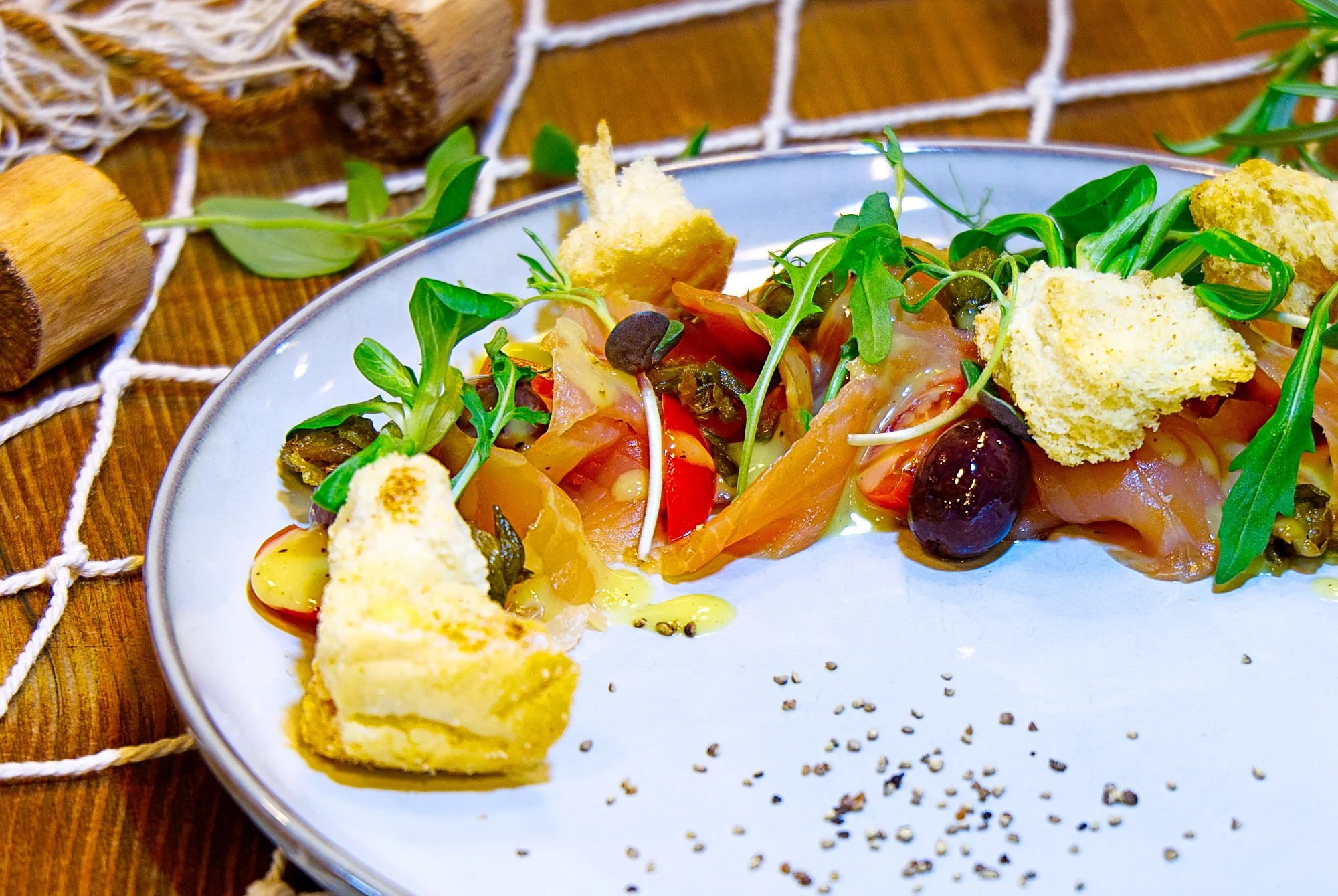 ceviche z pstrąga z Pustelni