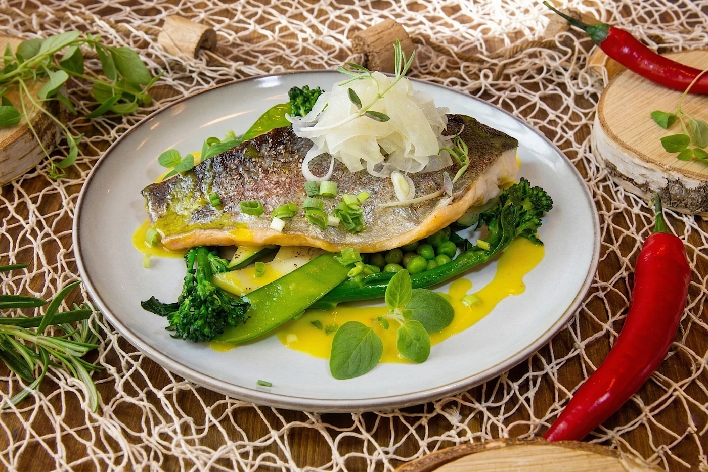 pstrag filet pieczony